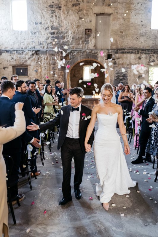 Real Bride wearing a romantic wedding dress by KWH Bridal, Karen Willis Holmes. Wedding Dresses Australia, Wedding dresses Sydney, Wedding Dresses Melbourne, Wedding dresses Brisbane
