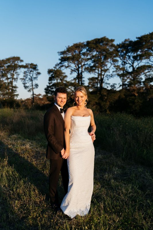 Real Bride wearing a romantic wedding dress by KWH Bridal, Karen Willis Holmes. Wedding Dresses Australia, Wedding dresses Sydney, Wedding Dresses Melbourne, Wedding dresses Brisbane
