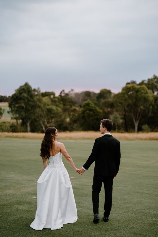 Real Bride wearing a romantic wedding dress by KWH Bridal, Karen Willis Holmes. Wedding Dresses Australia, Wedding dresses Sydney, Wedding Dresses Melbourne, Wedding dresses Brisbane