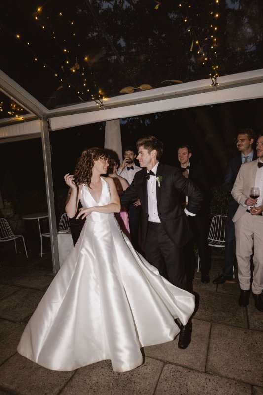 Real Bride wearing a romantic wedding dress by KWH Bridal, Karen Willis Holmes. Wedding Dresses Australia, Wedding dresses Sydney, Wedding Dresses Melbourne, Wedding dresses Brisbane