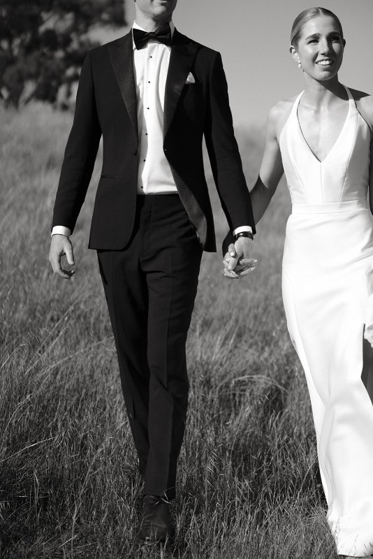 Real Bride wearing a romantic wedding dress by KWH Bridal, Karen Willis Holmes. Wedding Dresses Australia, Wedding dresses Sydney, Wedding Dresses Melbourne, Wedding dresses Brisbane