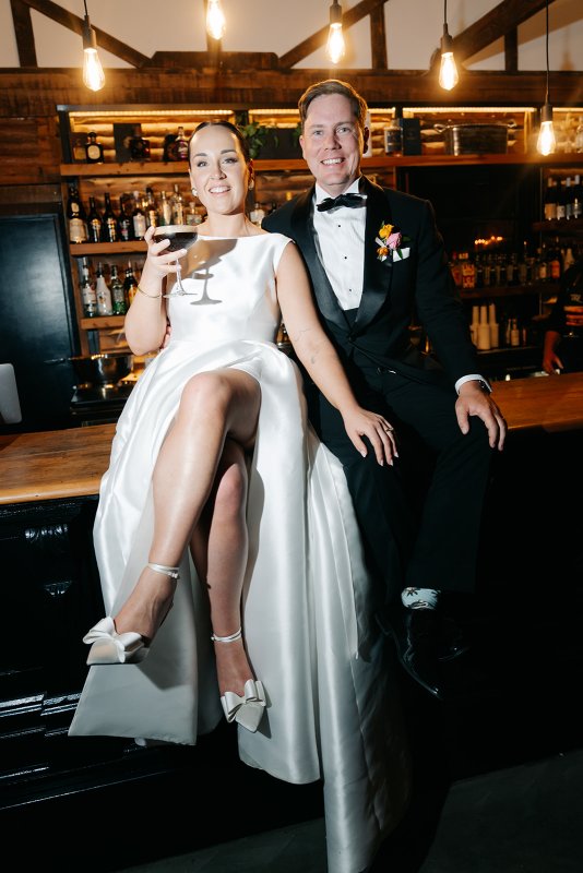 Real Bride wearing a romantic wedding dress by KWH Bridal, Karen Willis Holmes. Wedding Dresses Australia, Wedding dresses Sydney, Wedding Dresses Melbourne, Wedding dresses Brisbane