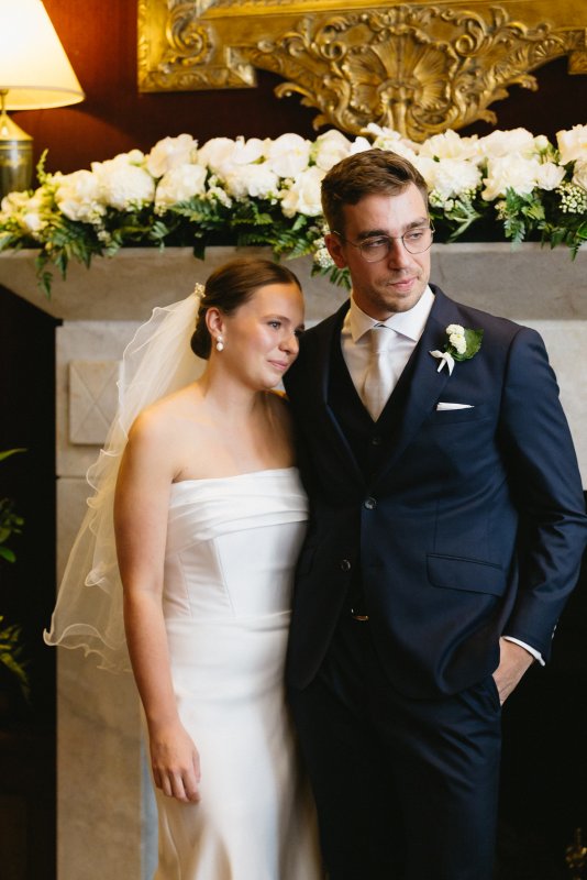 Real Bride wearing a romantic wedding dress by KWH Bridal, Karen Willis Holmes. Wedding Dresses Australia, Wedding dresses Sydney, Wedding Dresses Melbourne, Wedding dresses Brisbane