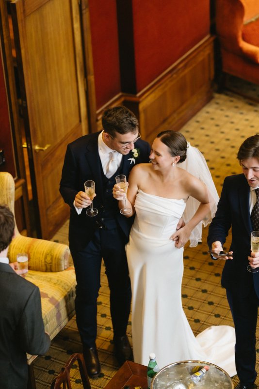 Real Bride wearing a romantic wedding dress by KWH Bridal, Karen Willis Holmes. Wedding Dresses Australia, Wedding dresses Sydney, Wedding Dresses Melbourne, Wedding dresses Brisbane