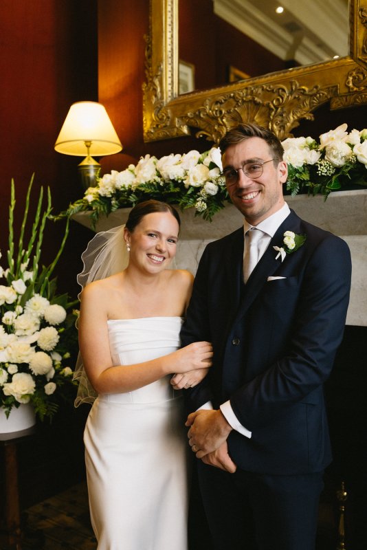 Real Bride wearing a romantic wedding dress by KWH Bridal, Karen Willis Holmes. Wedding Dresses Australia, Wedding dresses Sydney, Wedding Dresses Melbourne, Wedding dresses Brisbane