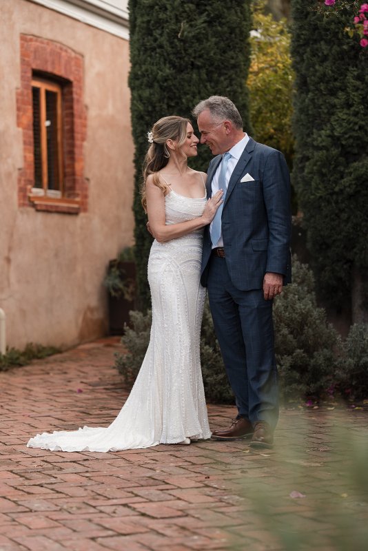 Real Bride wearing a romantic wedding dress by KWH Bridal, Karen Willis Holmes. Wedding Dresses Australia, Wedding dresses Sydney, Wedding Dresses Melbourne, Wedding dresses Brisbane