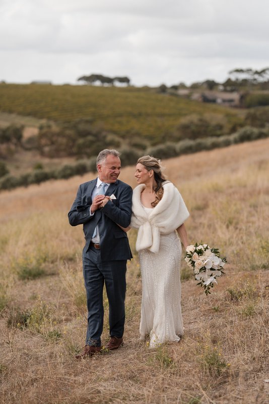 Real Bride wearing a romantic wedding dress by KWH Bridal, Karen Willis Holmes. Wedding Dresses Australia, Wedding dresses Sydney, Wedding Dresses Melbourne, Wedding dresses Brisbane