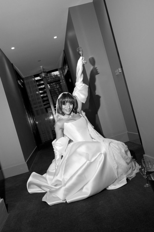 Real Bride wearing a romantic wedding dress by KWH Bridal, Karen Willis Holmes. Wedding Dresses Australia, Wedding dresses Sydney, Wedding Dresses Melbourne, Wedding dresses Brisbane