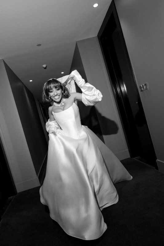 Real Bride wearing a romantic wedding dress by KWH Bridal, Karen Willis Holmes. Wedding Dresses Australia, Wedding dresses Sydney, Wedding Dresses Melbourne, Wedding dresses Brisbane