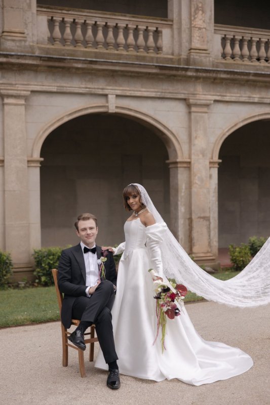 Real Bride wearing a romantic wedding dress by KWH Bridal, Karen Willis Holmes. Wedding Dresses Australia, Wedding dresses Sydney, Wedding Dresses Melbourne, Wedding dresses Brisbane