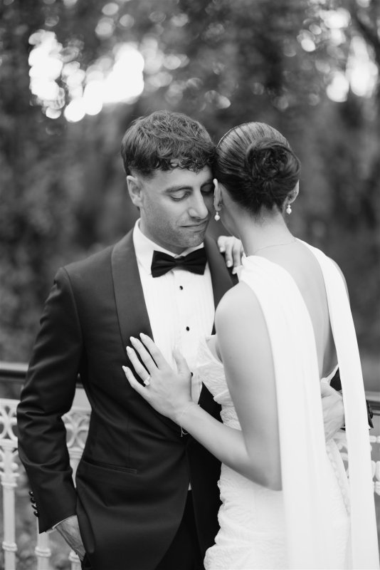 Real Bride wearing a romantic wedding dress by KWH Bridal, Karen Willis Holmes. Wedding Dresses Australia, Wedding dresses Sydney, Wedding Dresses Melbourne, Wedding dresses Brisbane