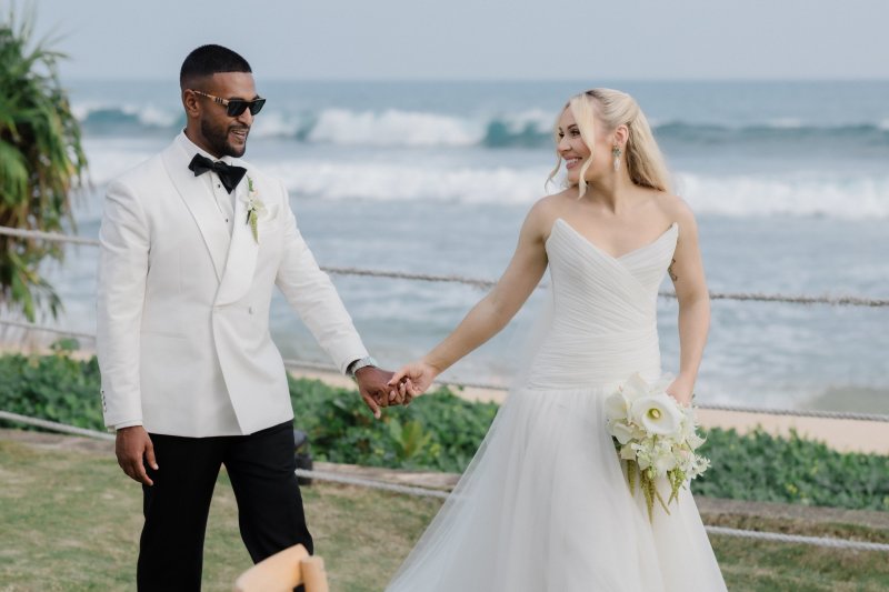 Real Bride wearing a romantic wedding dress by KWH Bridal, Karen Willis Holmes. Wedding Dresses Australia, Wedding dresses Sydney, Wedding Dresses Melbourne, Wedding dresses Brisbane