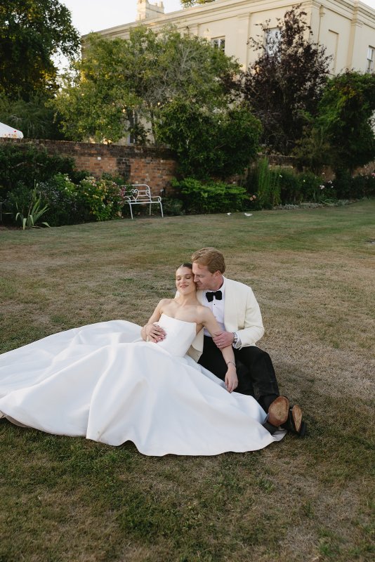 Real Bride wearing a romantic wedding dress by KWH Bridal, Karen Willis Holmes. Wedding Dresses Australia, Wedding dresses Sydney, Wedding Dresses Melbourne, Wedding dresses Brisbane